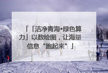 「洁净青海•绿色算力」以数绘图，让海量信息“跑起来”