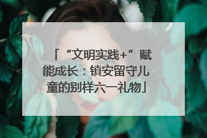 “文明实践+”赋能成长：镇安留守儿童的别样六一礼物
