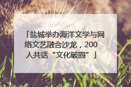 盐城举办海洋文学与网络文艺融合沙龙，200人共话“文化破圈”