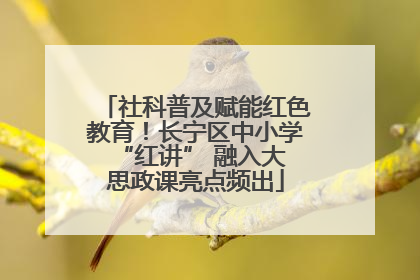 社科普及赋能红色教育！长宁区中小学 “红讲” 融入大思政课亮点频出