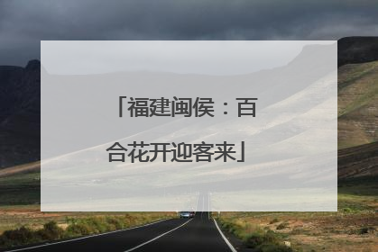 福建闽侯：百合花开迎客来