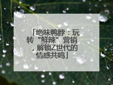 绝味鸭脖：玩转“鲜辣”营销，解锁Z世代的情感共鸣