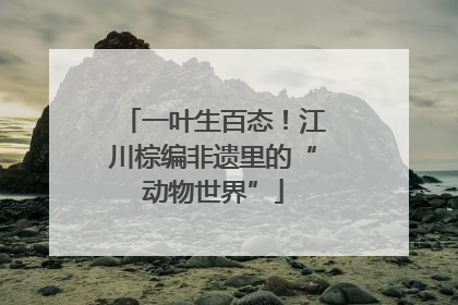 一叶生百态！江川棕编非遗里的“动物世界”