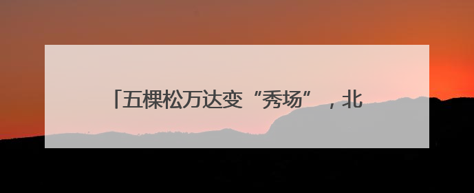 五棵松万达变“秀场”，北服研究生毕业作品展举行
