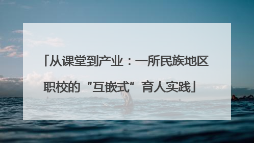 从课堂到产业：一所民族地区职校的“互嵌式”育人实践