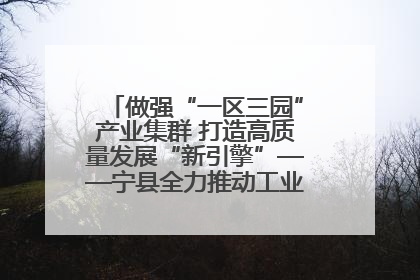 做强“一区三园”产业集群 打造高质量发展“新引擎”——宁县全力推动工业经济提质增效