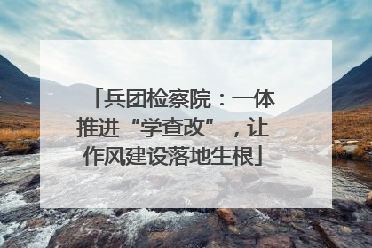兵团检察院：一体推进“学查改”，让作风建设落地生根