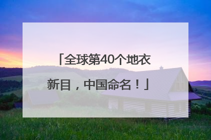 全球第40个地衣新目，中国命名！