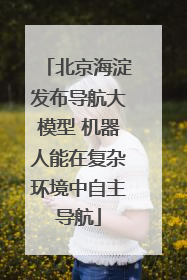 北京海淀发布导航大模型 机器人能在复杂环境中自主导航