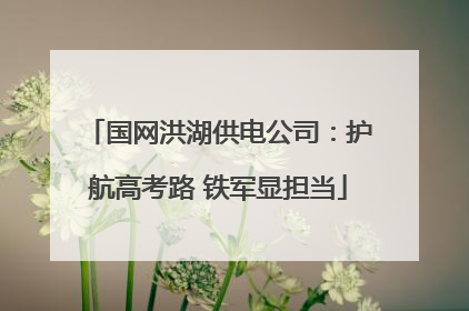 国网洪湖供电公司：护航高考路 铁军显担当