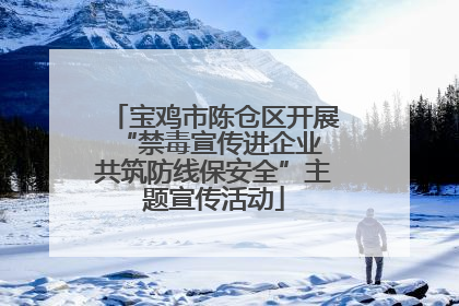 宝鸡市陈仓区开展“禁毒宣传进企业 共筑防线保安全”主题宣传活动