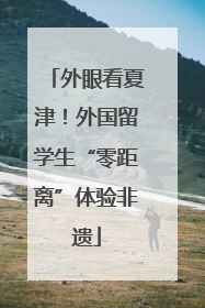 外眼看夏津！外国留学生“零距离”体验非遗