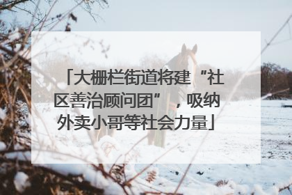 大栅栏街道将建“社区善治顾问团”，吸纳外卖小哥等社会力量