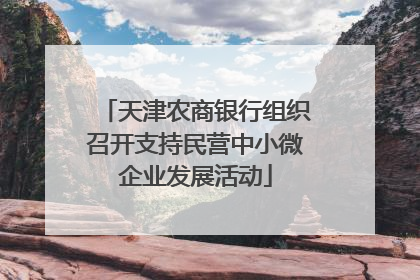 天津农商银行组织召开支持民营中小微企业发展活动