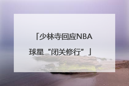 少林寺回应NBA球星“闭关修行”