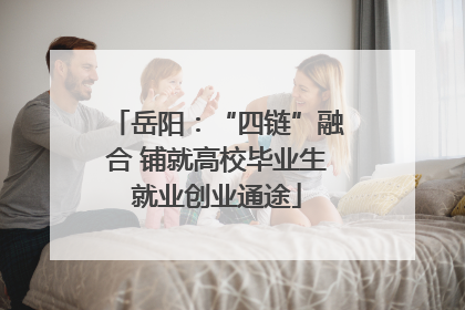 岳阳：“四链”融合 铺就高校毕业生就业创业通途