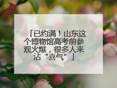 已约满！山东这个博物馆高考前参观火爆，很多人来沾“喜气”