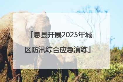 息县开展2025年城区防汛综合应急演练