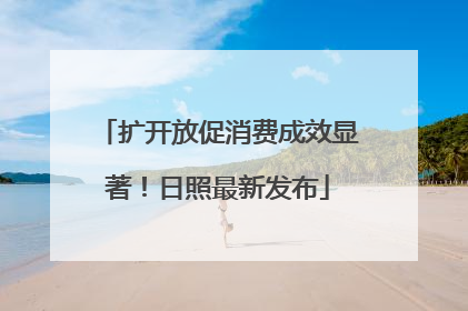 扩开放促消费成效显著！日照最新发布