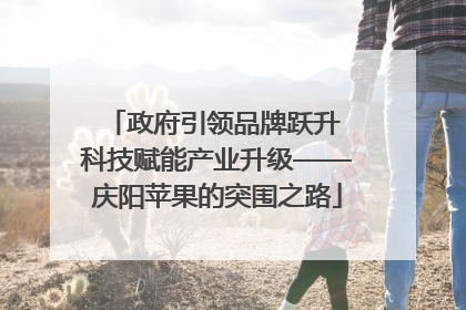 政府引领品牌跃升 科技赋能产业升级——庆阳苹果的突围之路