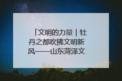 文明的力量｜牡丹之都吹拂文明新风——山东菏泽文明创建一线见闻