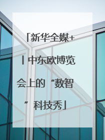 新华全媒+丨中东欧博览会上的“数智”科技秀