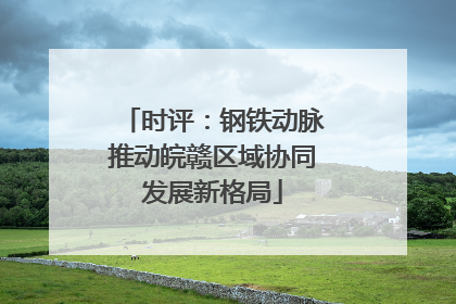 时评：钢铁动脉推动皖赣区域协同发展新格局