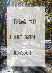 死磕“零口供”案的细心人