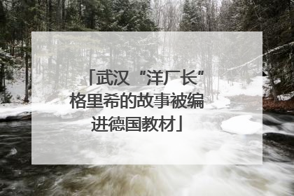武汉“洋厂长”格里希的故事被编进德国教材