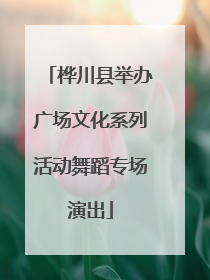 桦川县举办广场文化系列活动舞蹈专场演出