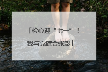 检心迎“七一”！我与党旗合张影