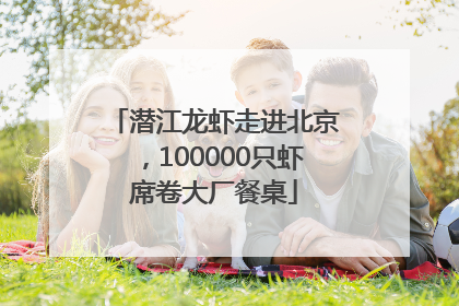 潜江龙虾走进北京，100000只虾席卷大厂餐桌