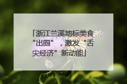 浙江兰溪地标美食“出圈”，激发“舌尖经济”新动能