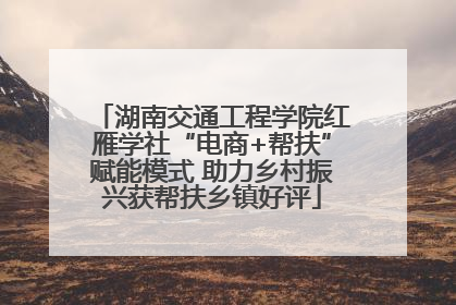 湖南交通工程学院红雁学社“电商+帮扶”赋能模式 助力乡村振兴获帮扶乡镇好评