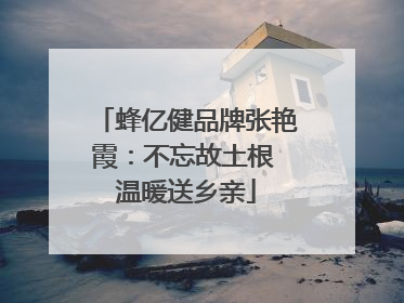 蜂亿健品牌张艳霞：不忘故土根 温暖送乡亲