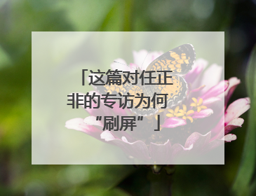这篇对任正非的专访为何“刷屏”