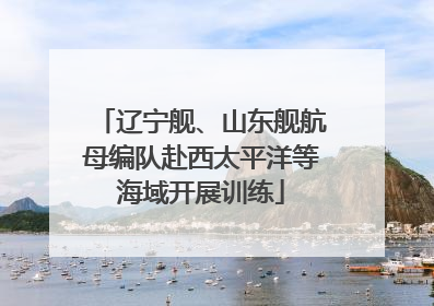 辽宁舰、山东舰航母编队赴西太平洋等海域开展训练