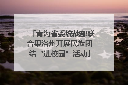 青海省委统战部联合果洛州开展民族团结“进校园”活动