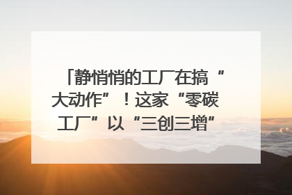 静悄悄的工厂在搞“大动作”！这家“零碳工厂”以“三创三增”探索共富新路径｜网络名人四川行