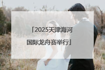 2025天津海河国际龙舟赛举行