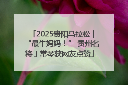 2025贵阳马拉松｜“最牛妈妈！” 贵州名将丁常琴获网友点赞