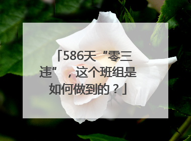 586天“零三违”，这个班组是如何做到的？