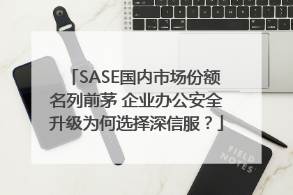 SASE国内市场份额名列前茅 企业办公安全升级为何选择深信服？