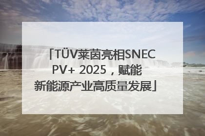 TÜV莱茵亮相SNEC PV+ 2025，赋能新能源产业高质量发展